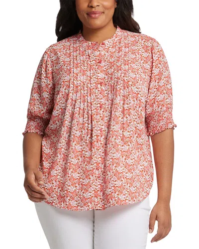 Nydj Plus Peasant Blouse