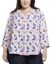 Nydj Plus Size Pintuck Blouse