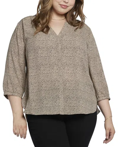 Nydj Plus Pintuck Blouse