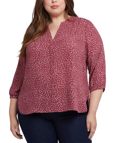 Nydj Plus Pintuck Blouse