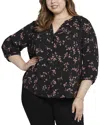Nydj Plus Pintuck Blouse