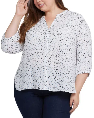 Nydj Plus Pintuck Blouse