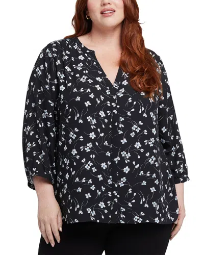 Nydj Plus Pintuck Blouse