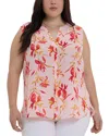 Nydj Plus Pintuck Blouse