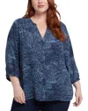 Nydj Plus Pintuck Blouse