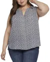 Nydj Plus Pintuck Blouse