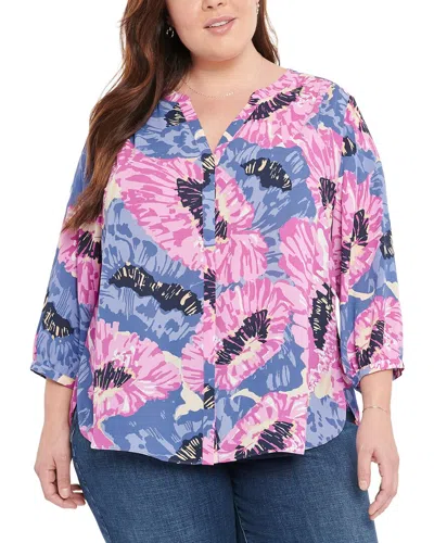 Nydj Plus Pintuck Blouse