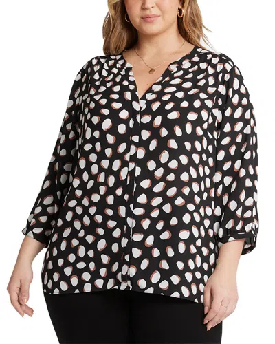 NYDJ NYDJ PLUS PINTUCK BLOUSE