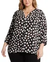 Nydj Pintuck Back Yoke Top