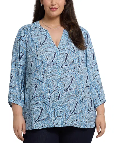 Nydj Pintuck Blouse In La Serena