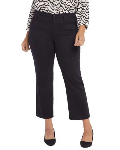 Nydj Plus Relaxed Piper Ankle Cut Jean In Black