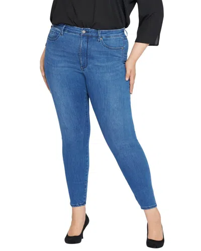 Nydj Plus Seamless High-rise Ami Skinny Jean In Blue