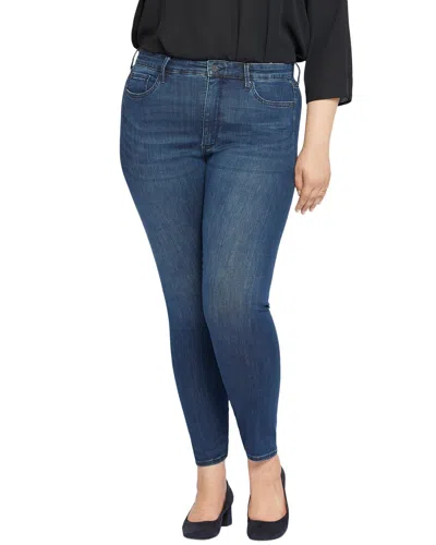 Nydj Plus Seamless High-rise Ami Skinny Jean In Blue