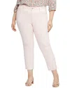 Nydj Sheri Ankle Fray Hem Slim Jeans In Red