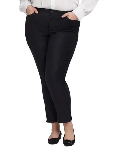 Nydj Plus Sheri Black Slim Jean