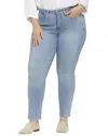 Nydj Plus Sheri Sparkling Lights Slim Jean In Blue