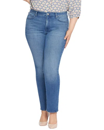 Nydj Plus Marilyn Stunning High-rise Ankle Jean In Sweetbay