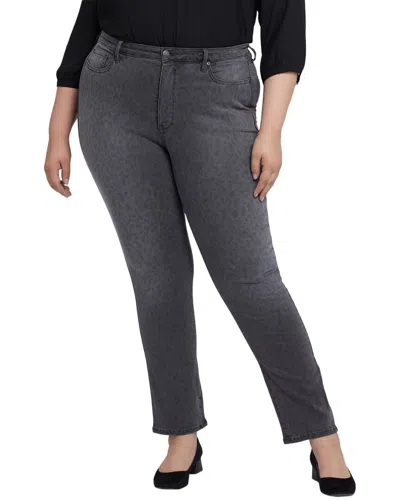 Nydj Plus Sheri Wild Spirit Slim Jean In Black