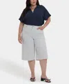 Nydj Plus Size Amelia Culotte Capri Jeans In Blue