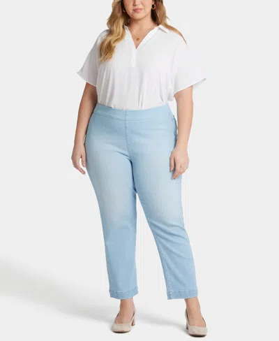 Nydj Plus Size Bailey Relaxed Ankle Pull On Jeans