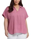Nydj Plus Size Becky Blouse In Bonavista