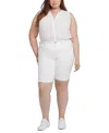 Nydj Plus Size Briella Roll Cuff Denim Shorts