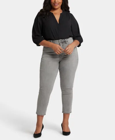 Nydj Plus Size Curve Shaper Sheri Slim Ankle Jeans In Island Pines