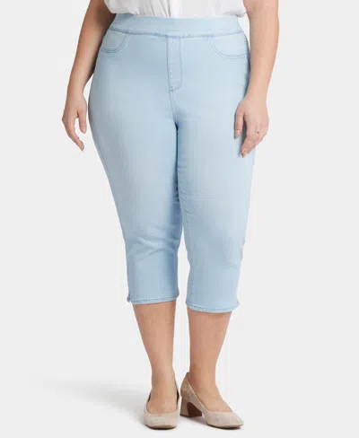 NYDJ PLUS SIZE DAKOTA CROP PULL-ON JEANS