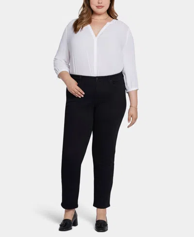 Nydj Plus Size Marilyn Straight Leg Jeans In Huntley