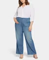 Nydj Plus Teresa Fantasy Wide Leg Jean In Fantasy