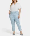 Nydj Marilyn Floral Crop Straight Leg Jeans In Marian Annabella