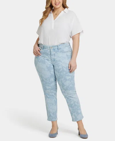 NYDJ PLUS SIZE MARILYN STRAIGHT ANKLE JEANS