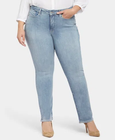 Nydj Plus Size Marilyn Straight Jean In Blue