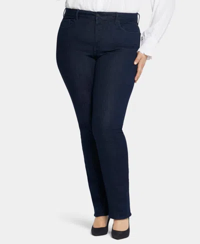 Nydj Plus Size Marilyn Straight Jean In Rinse