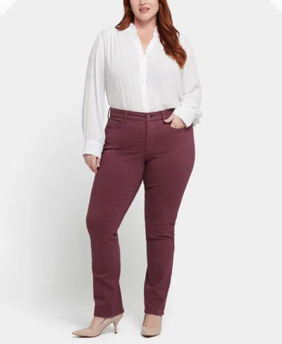 Nydj Plus Size Marilyn Straight Pull On Jeans