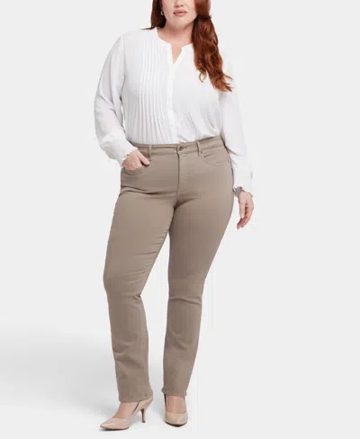 Nydj Plus Size Marilyn Straight Pull On Jeans