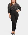 Nydj Plus Size Modern Legging Pant In Black