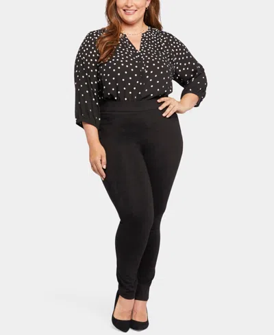 Nydj Plus Size Modern Legging Pants In Black