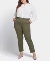 Nydj Plus Size Margot Girlfriend Pull On Jeans In Green