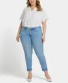 Nydj Plus Sheri Rivierasky Ankle Crop Jean In Blue