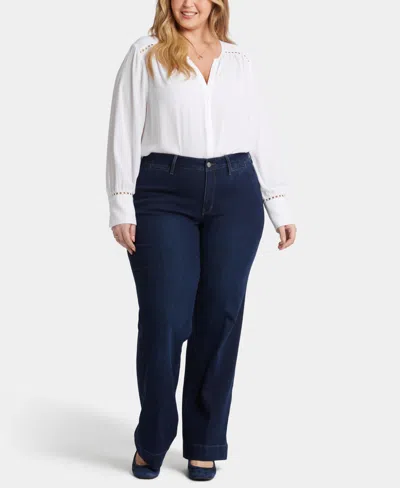 Nydj Plus Size Teresa Trouser Jeans In Burbank Wash