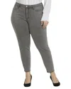 Nydj Plus Stella Palmas Tapered Jean In Gray