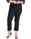Nydj Pull-on Ankle Slim Bootcut Faux Suede Pants