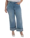 Nydj Teresa High Rise Wide Leg Jeans In Blue