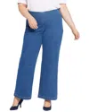 Nydj Plus Size Teresa Wide Leg Ankle Jeans In Blue