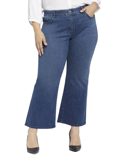 Nydj Plus Waist Match Rendezvous Relaxed Jean In Blue