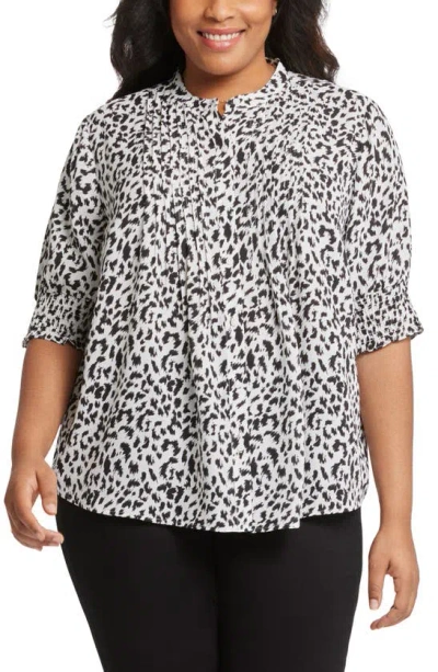 Nydj Print Peasant Top In Gato