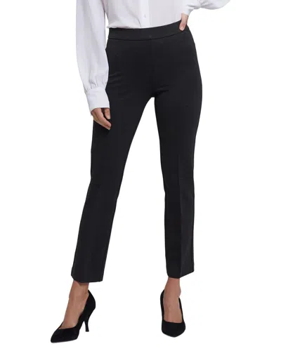 Nydj Pull On Charcoal Heather Ankle Crop Jean In Black
