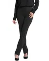 Nydj Pull On Charcoal Heather Straight Leg Jean In Black