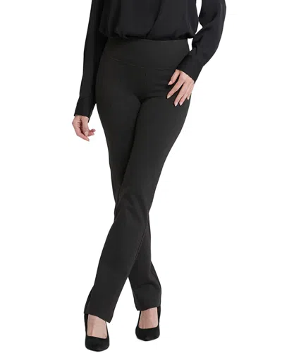 NYDJ PULL ON CHARCOAL HEATHER STRAIGHT LEG JEAN